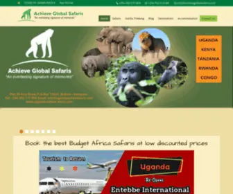 Achieveglobalsafaris.com(Uganda Safaris) Screenshot