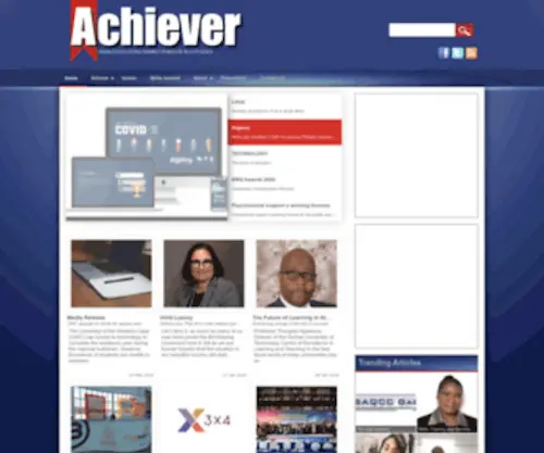 Achieveronline.co.za(Education and training) Screenshot