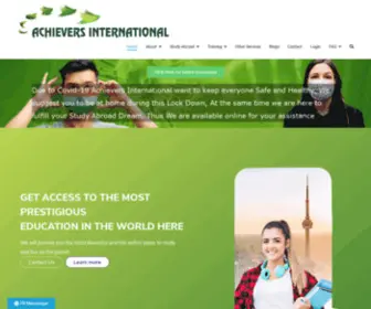 Achieversinternational.co.in(Achievers International the Best Study Visa Consultants in Mohali) Screenshot