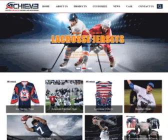 Achievesportswear.com(ShenZhen Achieve Sportswear Co) Screenshot