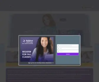 Achievevirtual.org(Achieve Virtual Education Academy) Screenshot