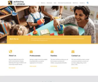 Achievingforchildren.org.uk(Achieving for Children) Screenshot