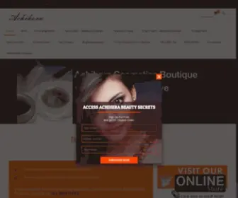 Achihera.com(Achihera advanced afro skincare) Screenshot