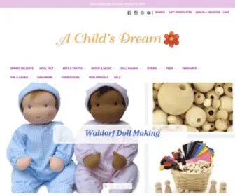 Achildsdream.com(Wool Felt) Screenshot
