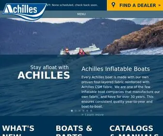 Achillesboats.com(Achilles Inflatable Crafts) Screenshot