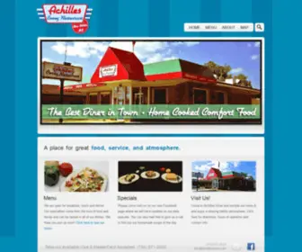 Achillesdiner.com(Achilles Ann Arbor Diner and Restaurant) Screenshot