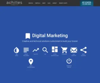 Achillesinteractive.com(Dallas Web Development Agency) Screenshot