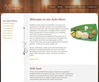 Achimess.com(Hari's Achi Mess) Screenshot