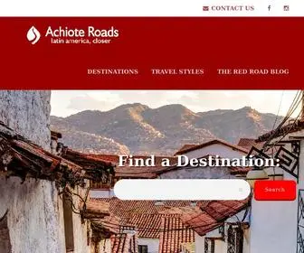 Achioteroads.com(Achiote Roads) Screenshot