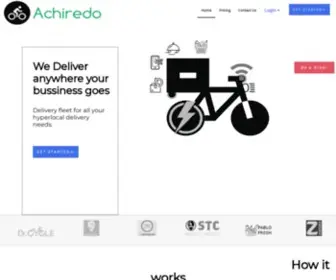 Achiredo.com(E-Bikes Renting Service) Screenshot