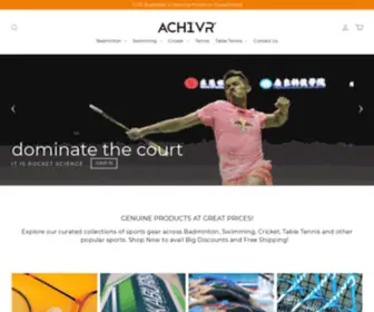 Achivr.in(India's most authentic online sports store) Screenshot