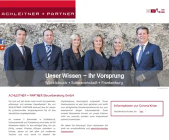 Achleitner-Partner.at(Steuerberater Vöcklabruck) Screenshot