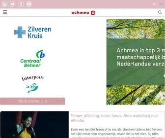 Achmea.nl(We zijn een bedrijf met een coöperatief karakter) Screenshot