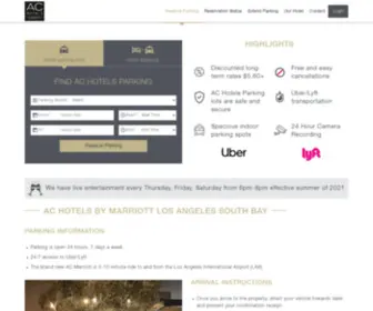 Achotelairportparking.com(AC Hotel LAX Airport Parking) Screenshot