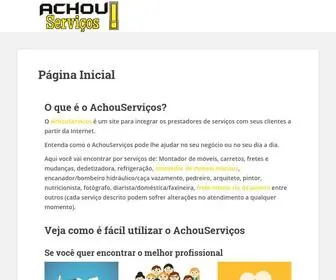 Achouservicos.com.br(AchouServiços) Screenshot