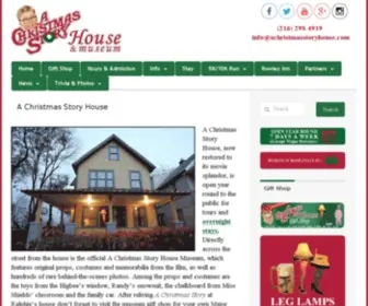 Achristmasstoryhouse.com(Ralphie's actual house from A Christmas Story with the Leg Lamp in the window) Screenshot