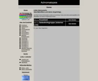 Achromatopsie.de(Startseite) Screenshot