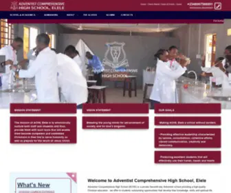 ACHS.com.ng(Adventist Comprehensive High School) Screenshot