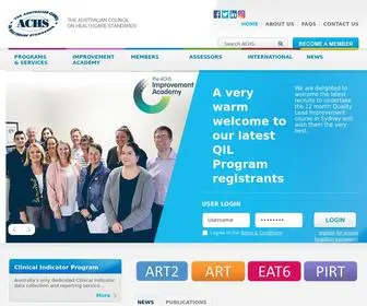 ACHS.org.au(The australian council on healthcare standards (achs)) Screenshot