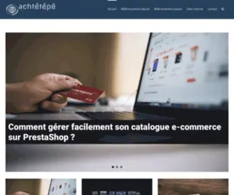 Achtetepe.com(Blog site internet référencement) Screenshot