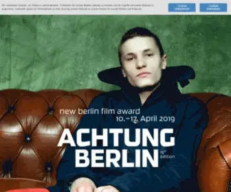 Achtungberlin.de(The new berlin film award) Screenshot