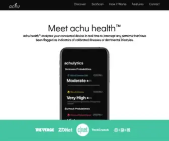 Achuhealth.com(Achu health) Screenshot