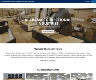 Aci-AL.org(Alabama Correctional Industries) Screenshot