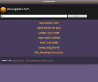 Aci-Supplies.com(Aci Supplies) Screenshot