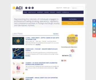 Aci-UK.com(The Financial Markets Association) Screenshot