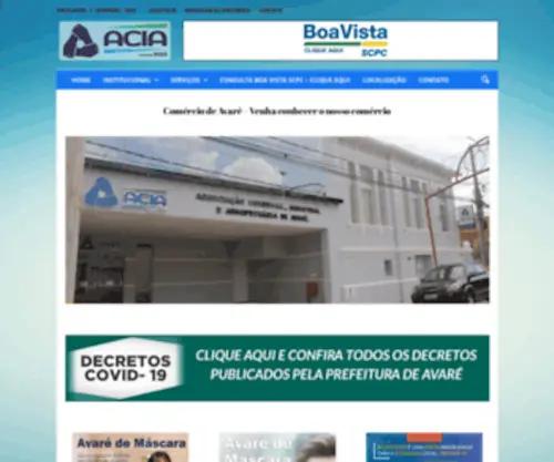 Aciaavare.com.br(Acia Avaré) Screenshot