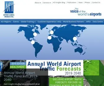 Aci.aero(Airport Council International (ACI)) Screenshot