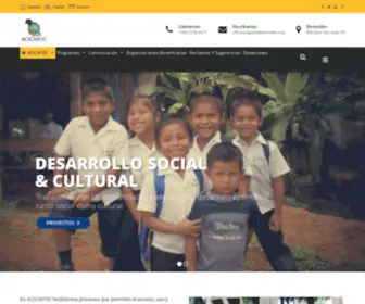 Acicafoc.org(Organizaciones) Screenshot