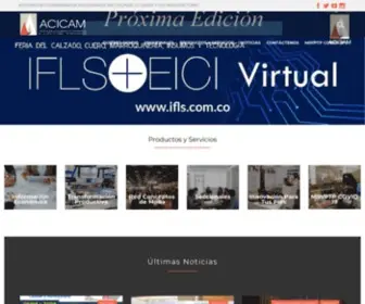 Acicam.org(ASOCIACIÓN COLOMBIANA DE INDUSTRIALES DEL CALZADO) Screenshot