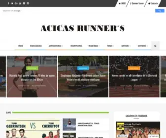 Acicasrunmex.com(Runner´s) Screenshot