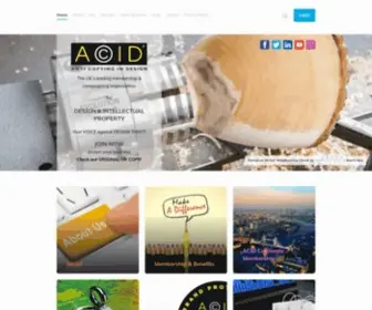 Acid.uk.com(Anti Copying In Design) Screenshot