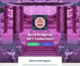 Aciddragons.com(Acid Dragons) Screenshot