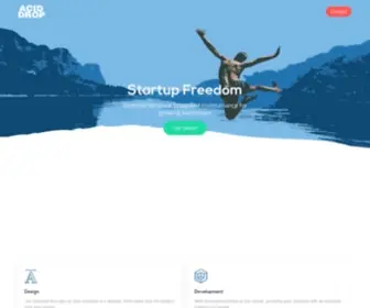 Aciddrop.com(We help businesses setup their web foundation right from the start) Screenshot