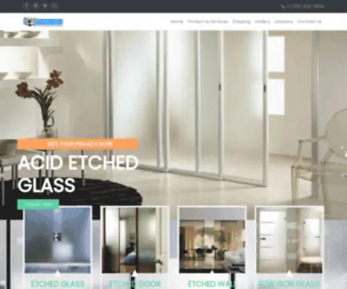 Acidetchedglass.us(Acid Etched Glass) Screenshot