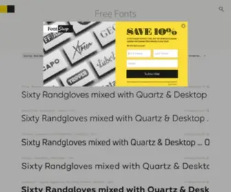 Acidfonts.com(FontShop) Screenshot