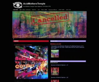 Acidmothers.com(Acid Mothers Temple "Soul Collective" OFFICIAL SITE) Screenshot