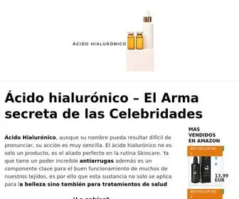 Acidohialuronico.website(➜) Screenshot
