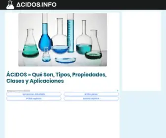 Acidos.info(ÁCIDOS) Screenshot