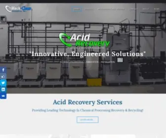 Acidrecovery.com(Acid Recovery Services) Screenshot