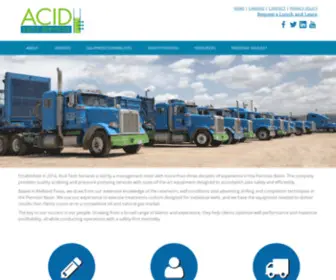 Acidtechservices.com(Acid Tech) Screenshot