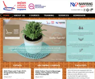 Aci.edu.sg(Asian Culinary Institute (ACI)) Screenshot