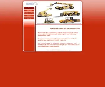 Aciengineering.co.uk(ACI Engineering for all your forklift needs) Screenshot