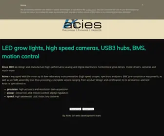 Aciesinstruments.com(Acies Srl) Screenshot