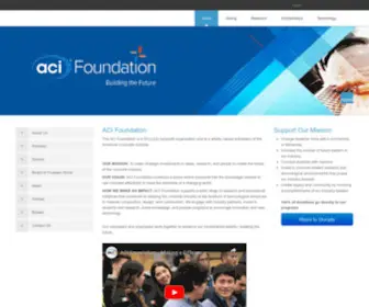 Acifoundation.org(ACI Foundation) Screenshot