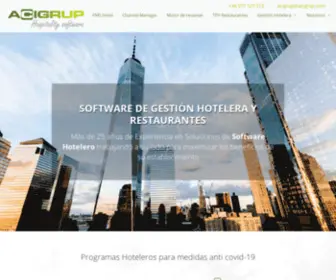 Acigrup.com(Programas de Gestión Hotelera) Screenshot