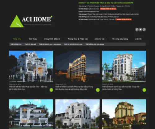 Acihome.vn(Công ty thiết kế kiến trúc) Screenshot